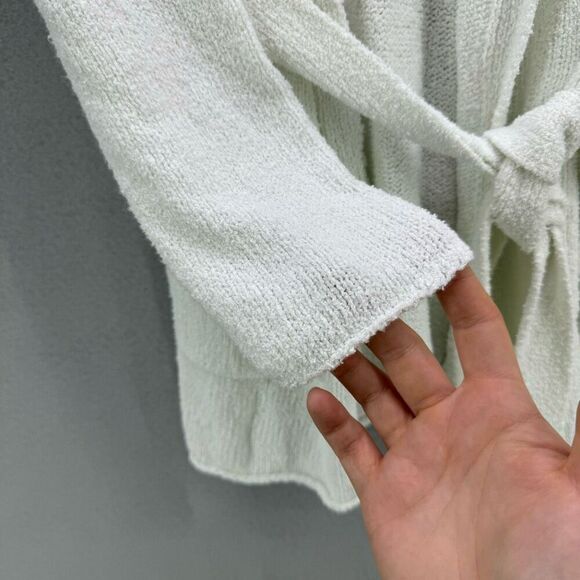 Lilly Pulitzer Womens Coconut Long Sleeve Open Front Tie Waist Cardigan Medium - Picture 6 of 10